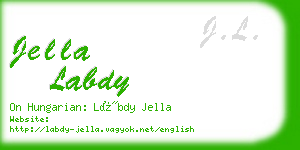 jella labdy business card
